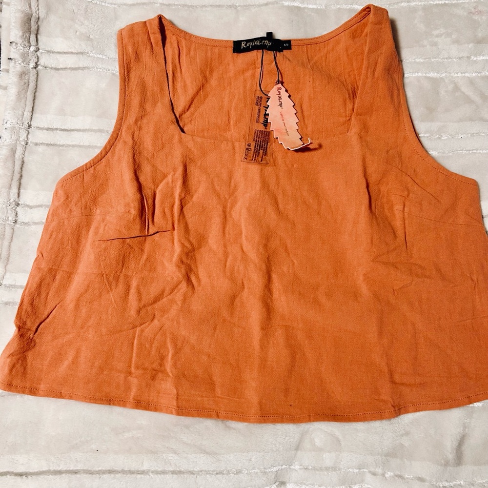 Set: Sleeveless Crop Tank Top and flare pants